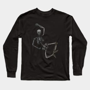 Happy Dancing Skeleton Long Sleeve T-Shirt